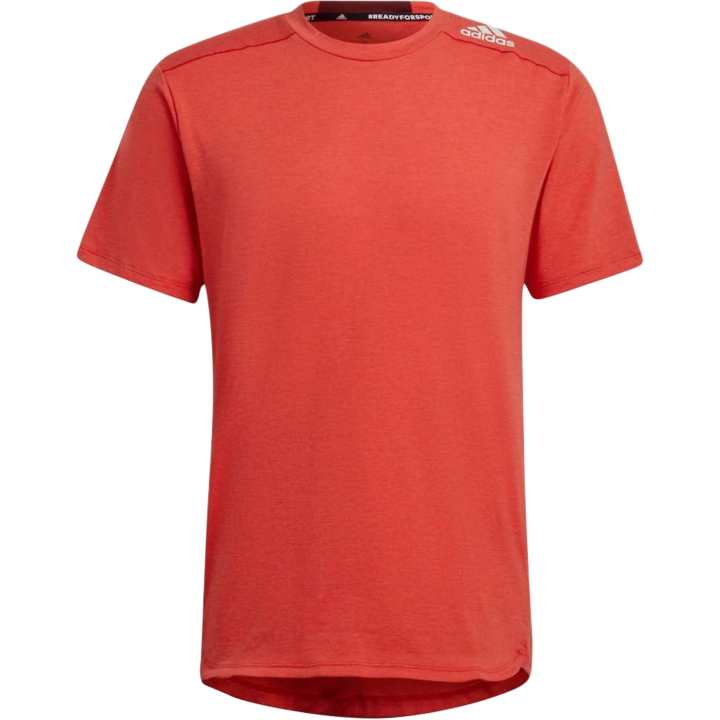 Adidas Adidas Clothing T Shirts Men's Red Crew Neck