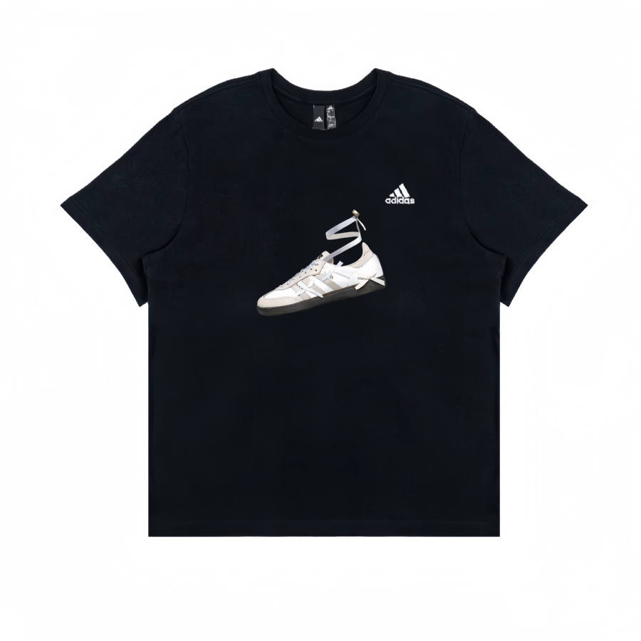Adidas Adidas T Shirts Unisex Black Crew Neck Moderate Straight Fit