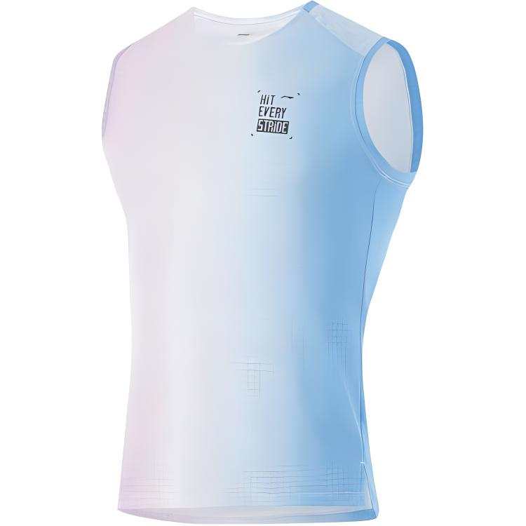 Li-Ning Li Ning Sports Life Collection Tank Top Men's Standard White All Over Print
