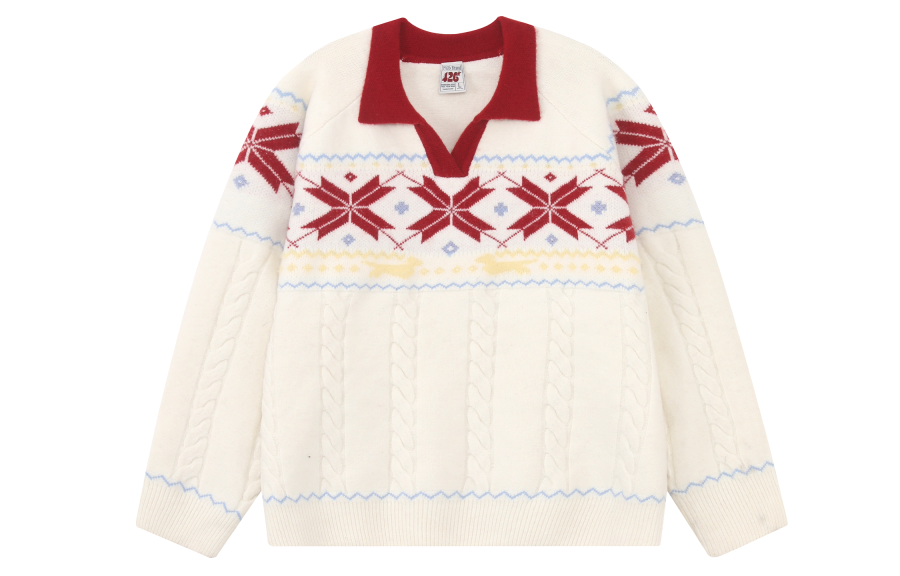 F426 F426 Sweaters Unisex Lapel Moderate