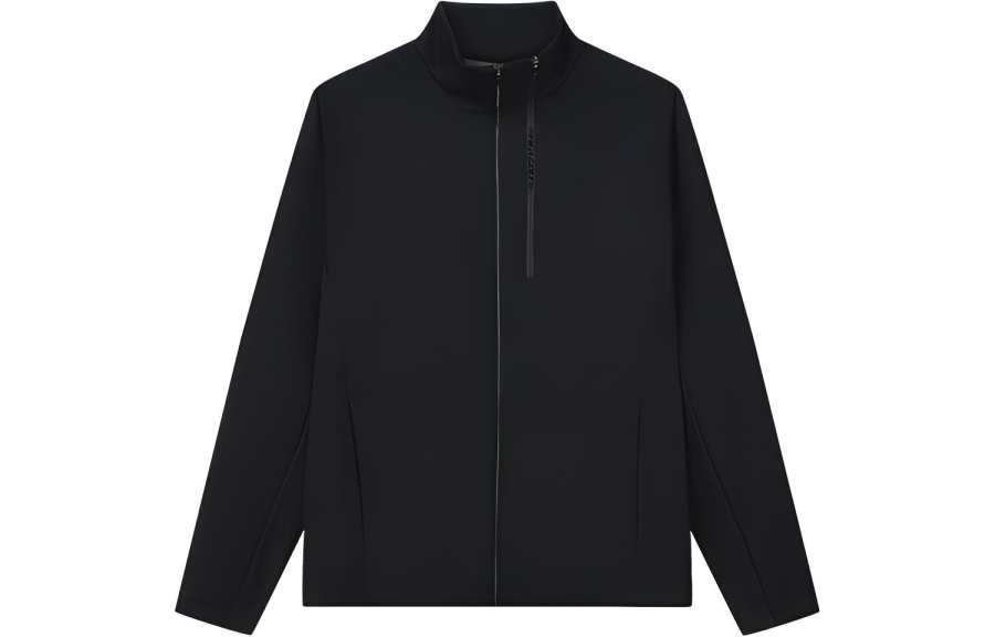 FILA Jackets Men's Pitch Black Stand Collar Moderate Other