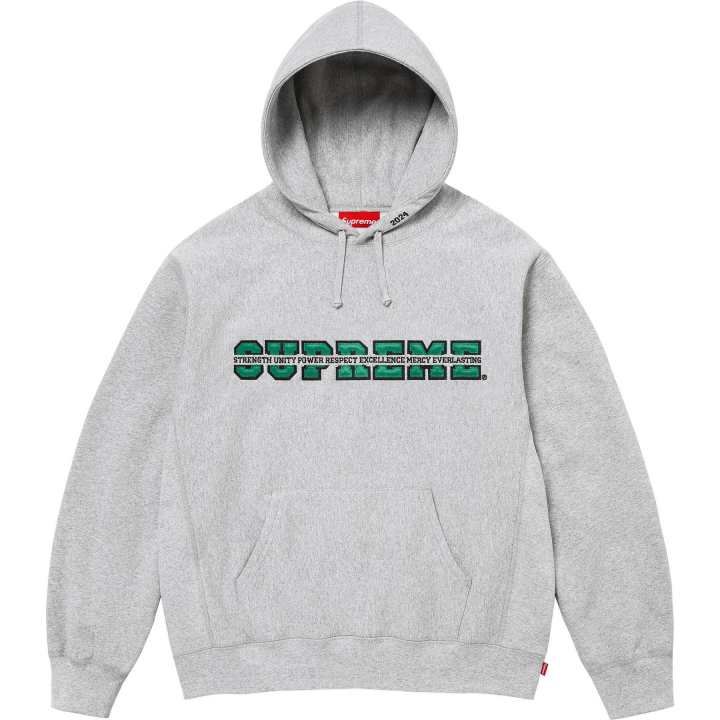 Supreme Supreme Collegiate Acronym Hooded Sweatshirt