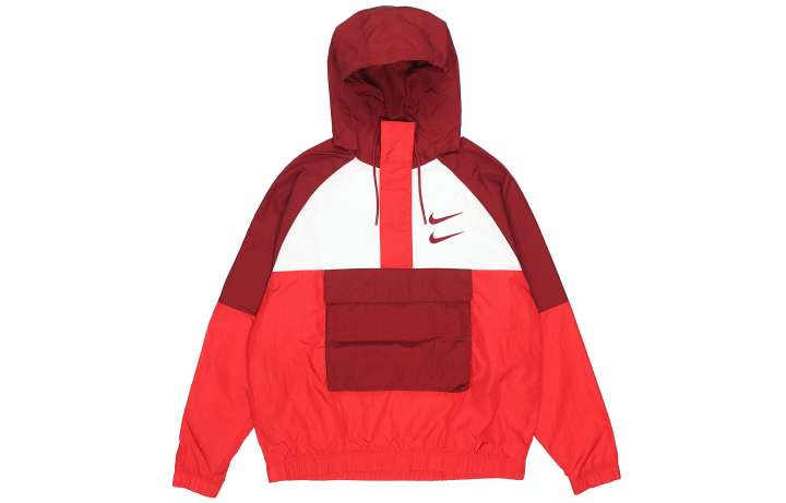 Nike Nike Jackets Men's Red Hooded Moderate Other