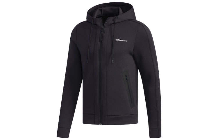 Adidas Neo Jackets Men's Black Hooded Moderate Other