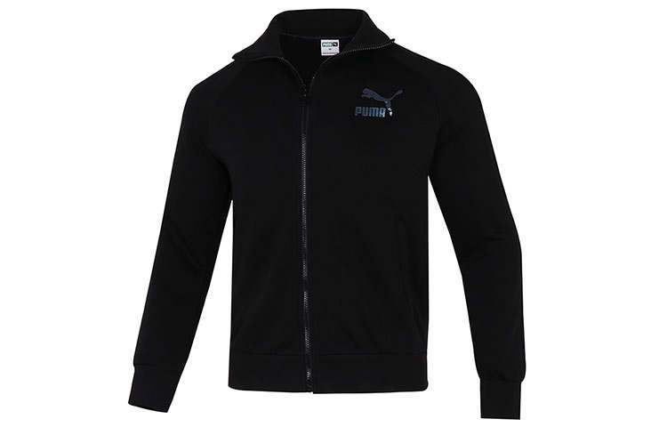 PUMA PUMA Jackets Men's Black Stand Collar Moderate Other