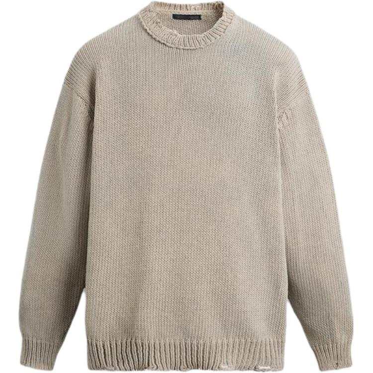 ZARA ZARA Sweaters Men's Tan Crew Neck Moderate