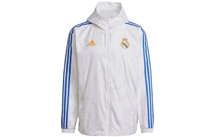 Adidas Adidas Jackets Men's White Hooded Moderate Other