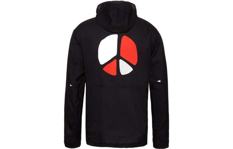 New Balance New Balance District Vision Jackets Men's Black Hooded Moderate Straight Fit