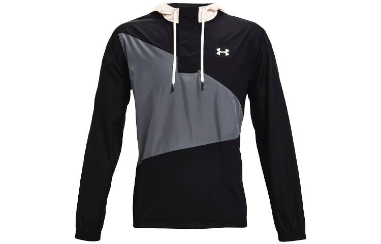 Under Armour Crest Jackets Men's Black Hooded Moderate Other