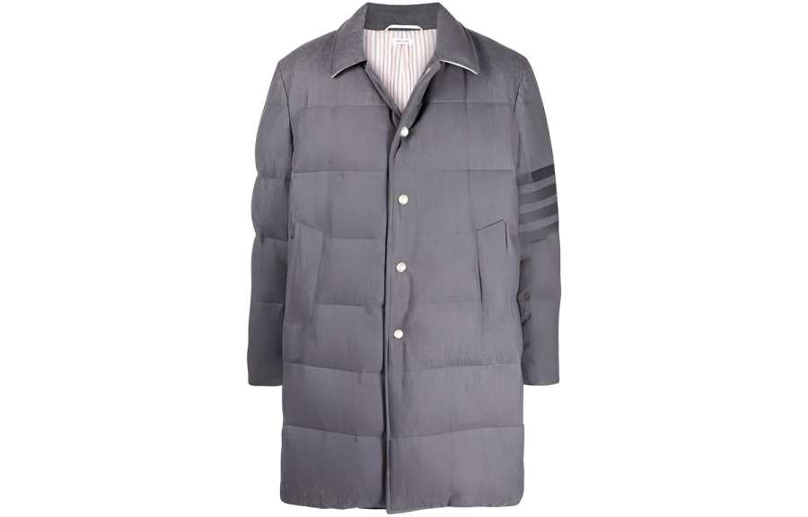 THOM BROWNE THOM BROWNE 4 Bar Padded Coat