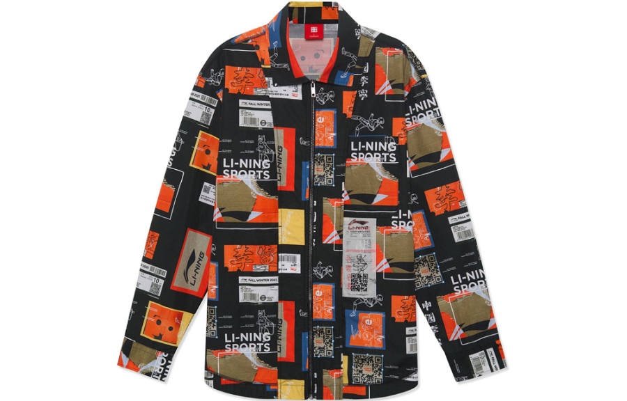 Li-Ning Li Ning Sports Basketball Collection Jackets Unisex Black Square Collar Moderate Other