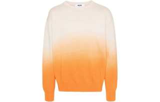MSGM Ombré-effect Cotton Jumper