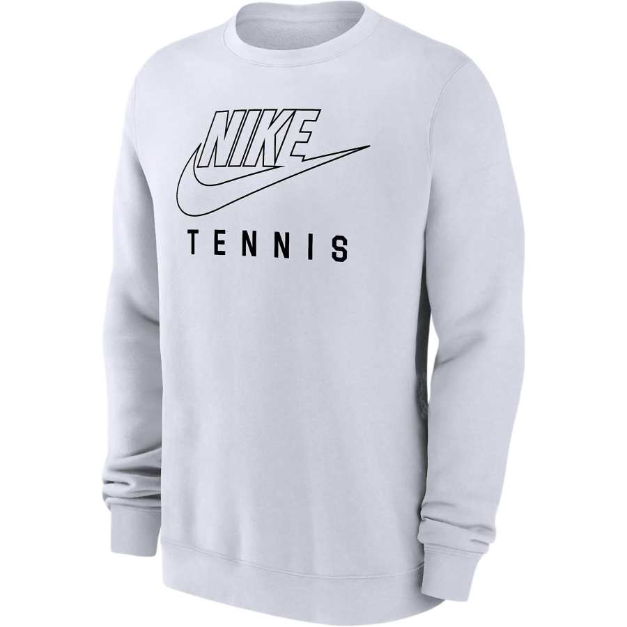 Nike Nike Swoosh Club Fleece Men's Tennis Pullover Crew Neck Sweatshirt
