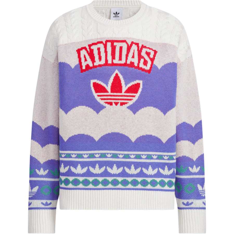 Adidas Originals Sweater Unisex Purple White
