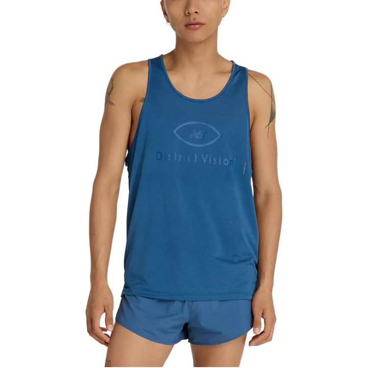 New Balance New Balance x District Vision District Vision SS24 Tank Top Men's Blue