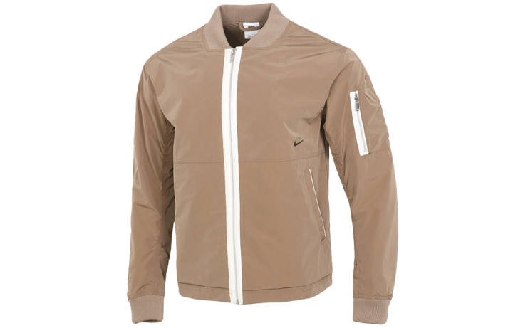 Nike Nike Jackets Men's Khaki Baseball Collar Moderate Other