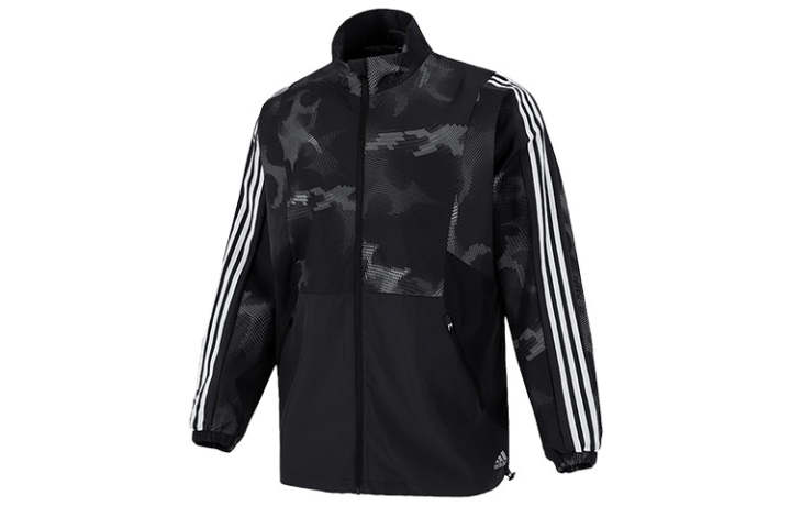 Adidas Adidas Jackets Men's Black Stand Collar Moderate Other