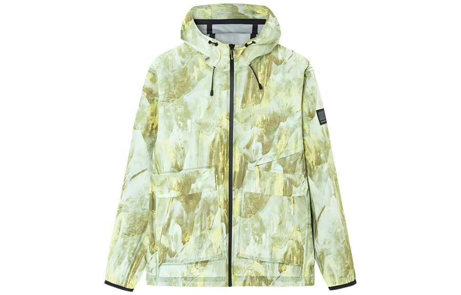 ANTA Jackets Men's Bright Yellow Hooded Moderate Other