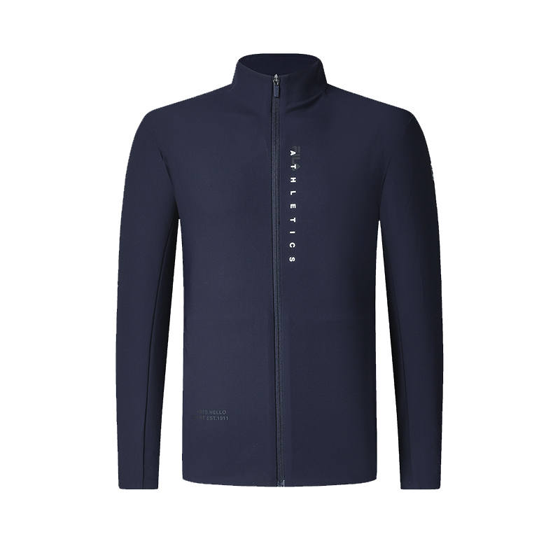 FILA Athletics Knitted Fabric Long Sleeved Coat Men's