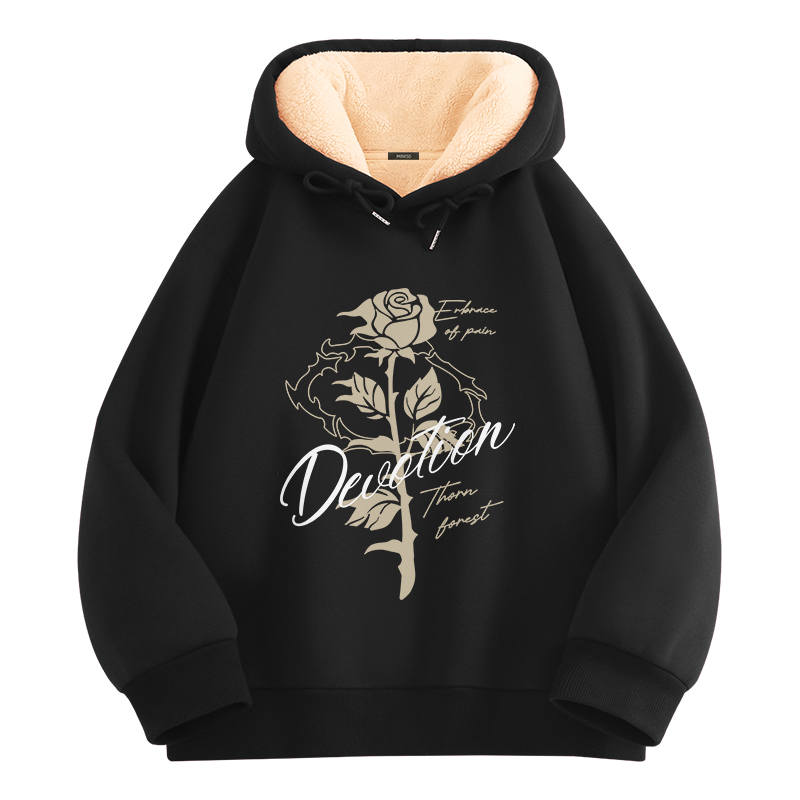 MINISO Sweatshirts Unisex Hooded Thickened Heavyweight