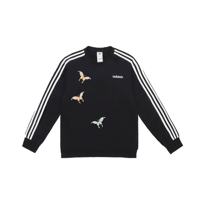 Adidas Adidas Sweatshirts Unisex Black Crew Neck Moderate Regular