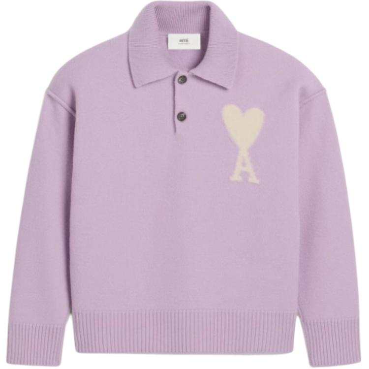 AMIPARIS Ami Paris Ami De Coeur Polo Jumper