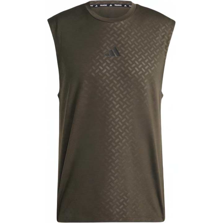 Adidas Adidas Tank Top Men's Dark Olive Green/Black