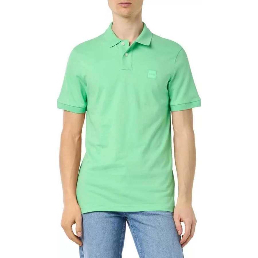 HUGO BOSS Logo Patch Short Sleeved Polo Shirt
