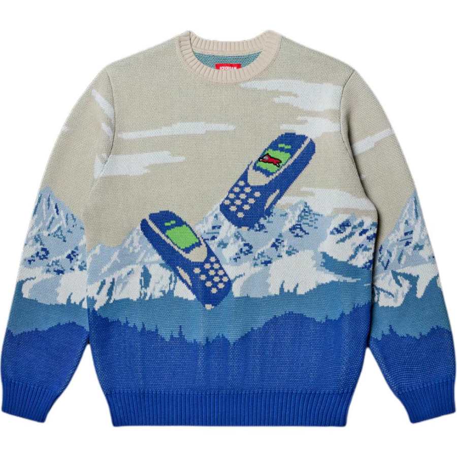 Ice Cream Sweaters Unisex Multicolor Crew Neck Moderate Other