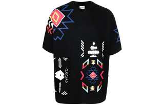 Marcelo Burlon T Shirts Men's Black Crew Neck Moderate Straight Fit
