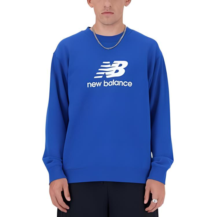 New Balance New Balance Sport Essentials Stacked Sweatshirt Men's Oasis Blue