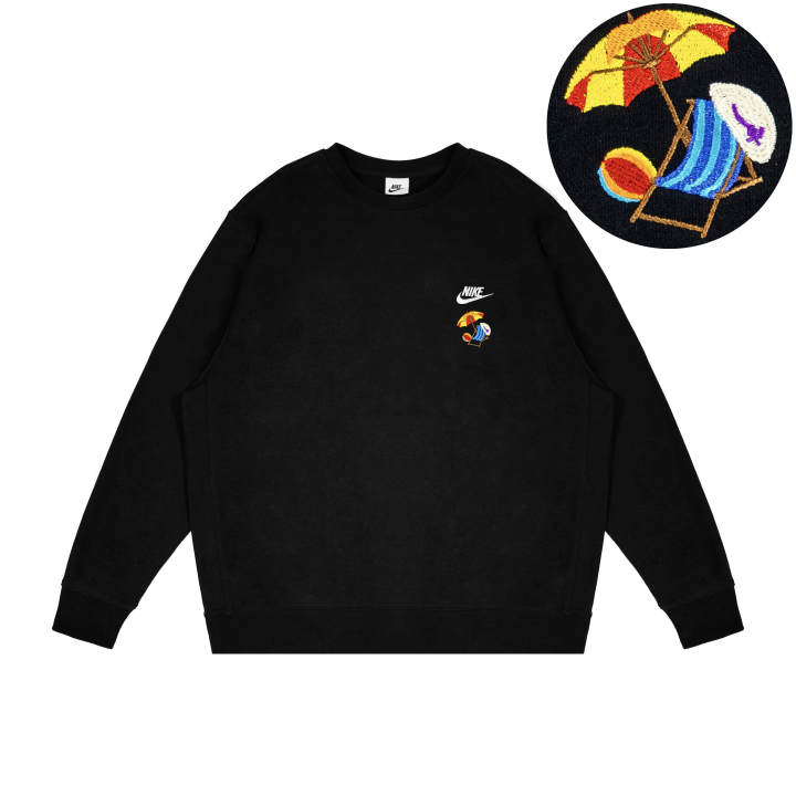 Nike Nike Sweatshirts Unisex Black Crew Neck Moderate Regular