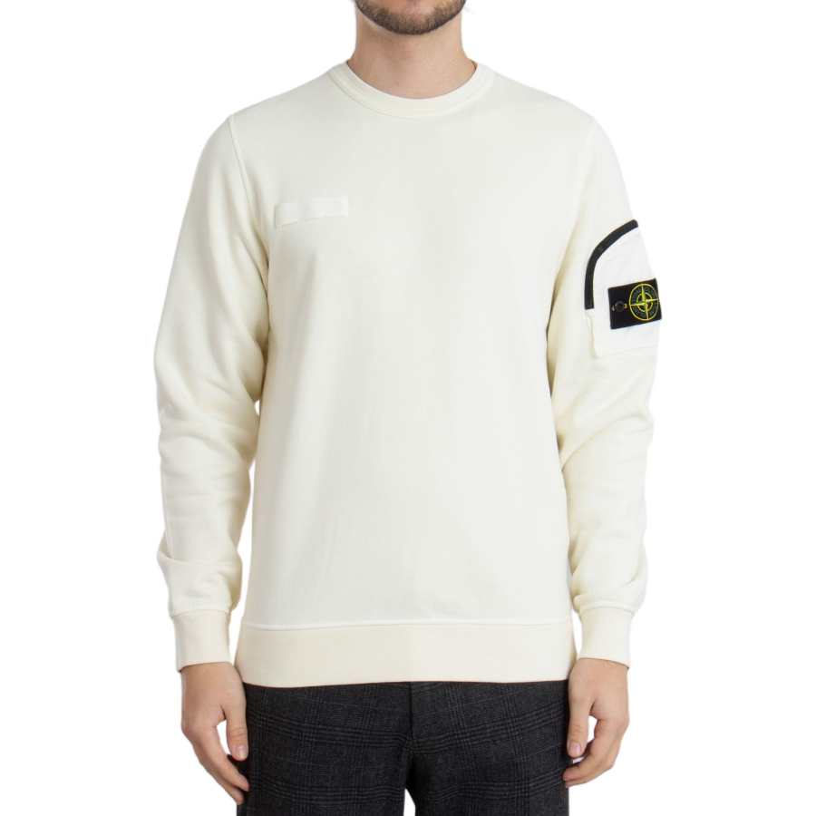 STONE ISLAND STONE ISLAND Compass Patch Crewneck Sweatshirt