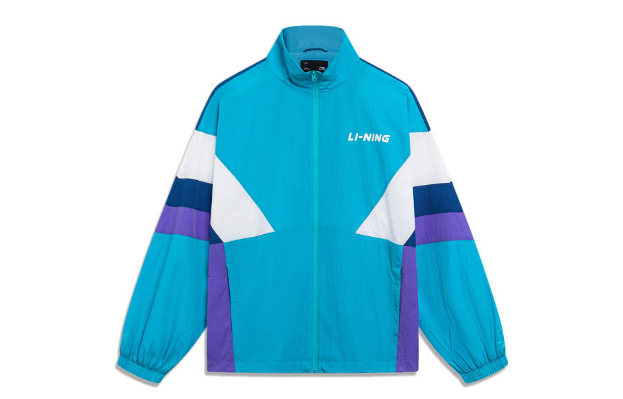 Li-Ning Li Ning Sports Life Collection Jacket Unisex Light Aqua Blue