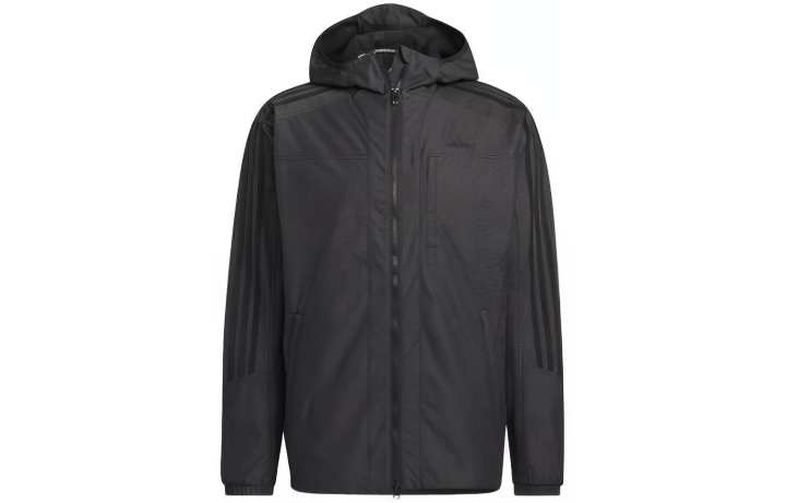 Adidas Adidas Jackets Men's Black Hooded Moderate Other