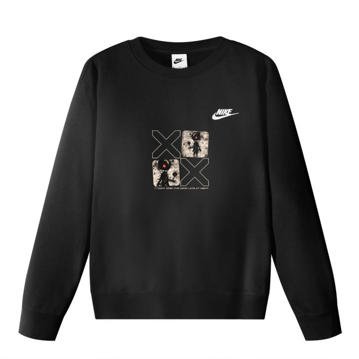 Nike Nike Sweatshirts Unisex Black Crew Neck Moderate Regular
