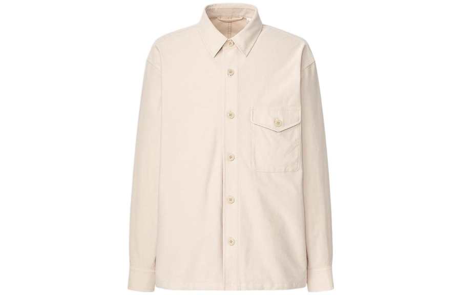UNIQLO Loose Fit Jacket Men's Ecru