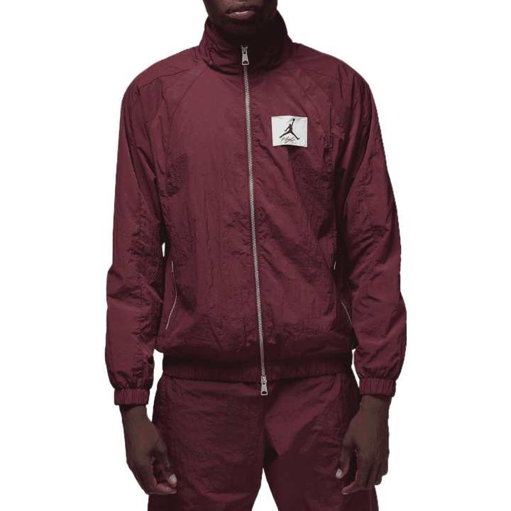 Jordan Jordan ESSENTIALS Jackets Men's Dark Red Stand Collar Moderate Instructor