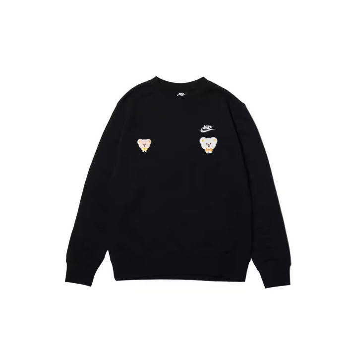 Nike Nike Sweatshirts Men's Black Crew Neck Moderate Regular