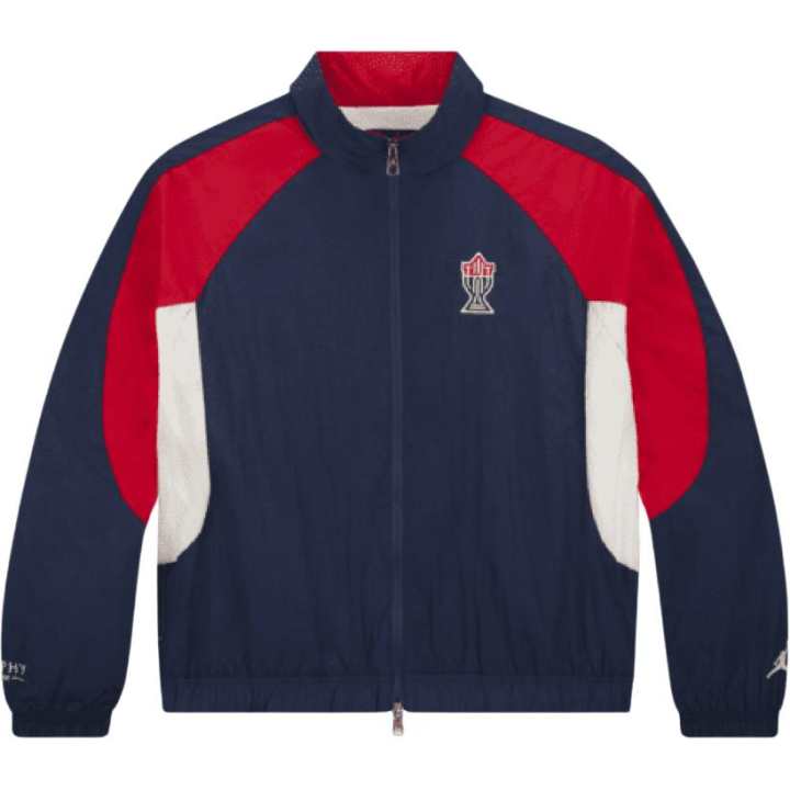 Jordan Jordan Air Jackets Unisex Red & Blue Stand Collar Moderate Other