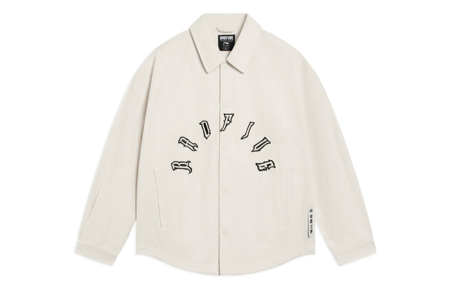 Li-Ning Li Ning Jackets Men's Ecru Lapel Moderate Other