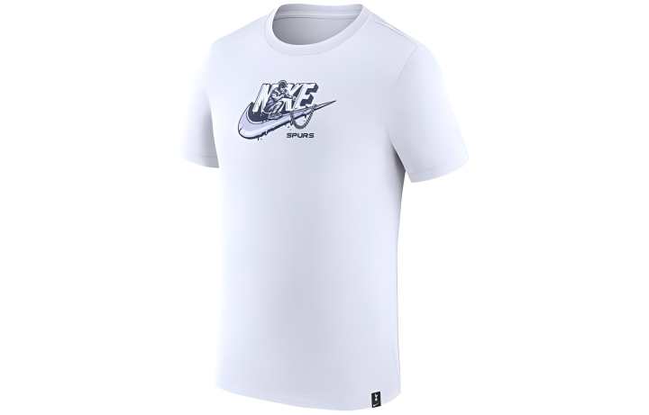 Nike Nike T Shirts Men's White Crew Neck Moderate Straight Fit