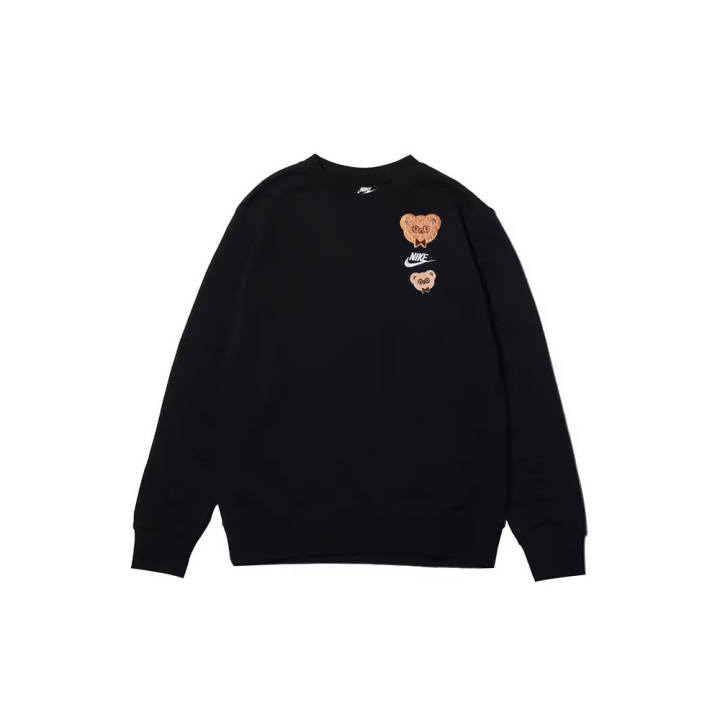 Nike Nike Sweatshirts Men's Black Crew Neck Moderate Regular