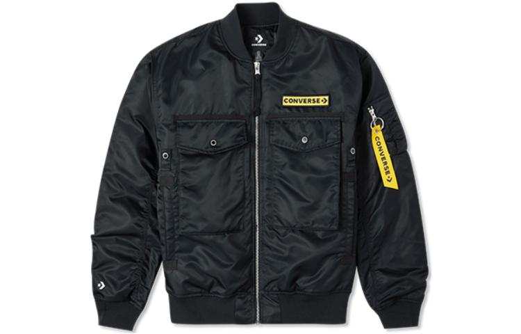 Converse Converse MILITARY PACK Jackets Men's Black Baseball Collar Moderate Workwear