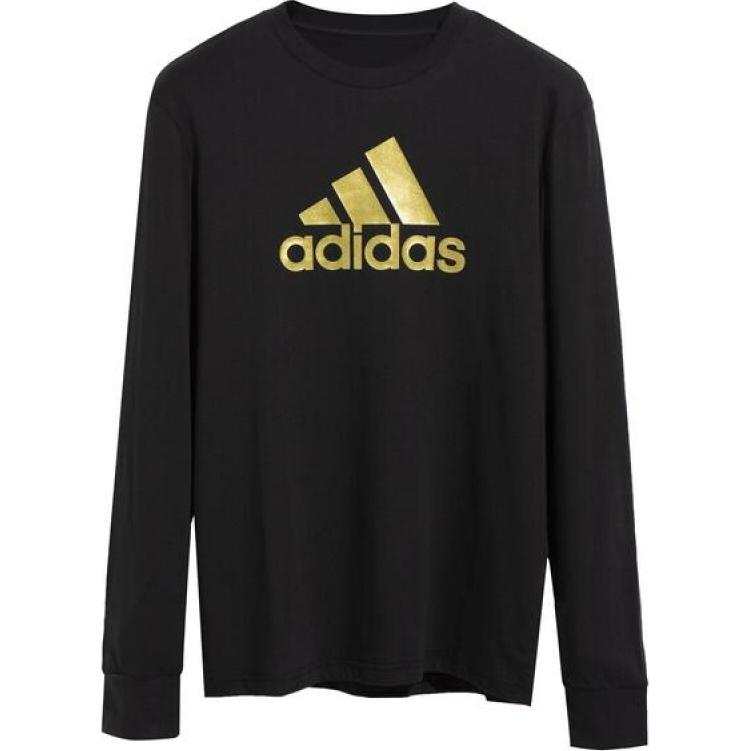 Adidas Adidas Sweatshirts Men's Black Crew Neck Moderate