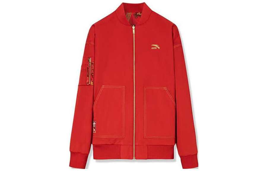 ANTA ANTA Jackets Unisex Red Stand Collar Moderate Other