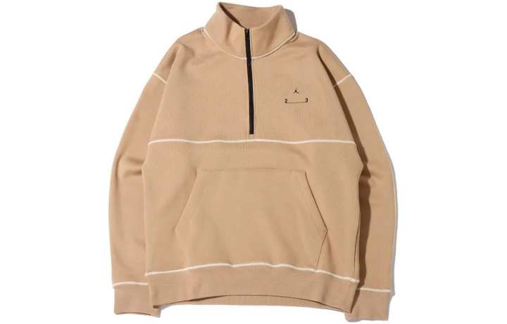 Jordan Jordan Jackets Men's Beige Stand Collar Thickened Other