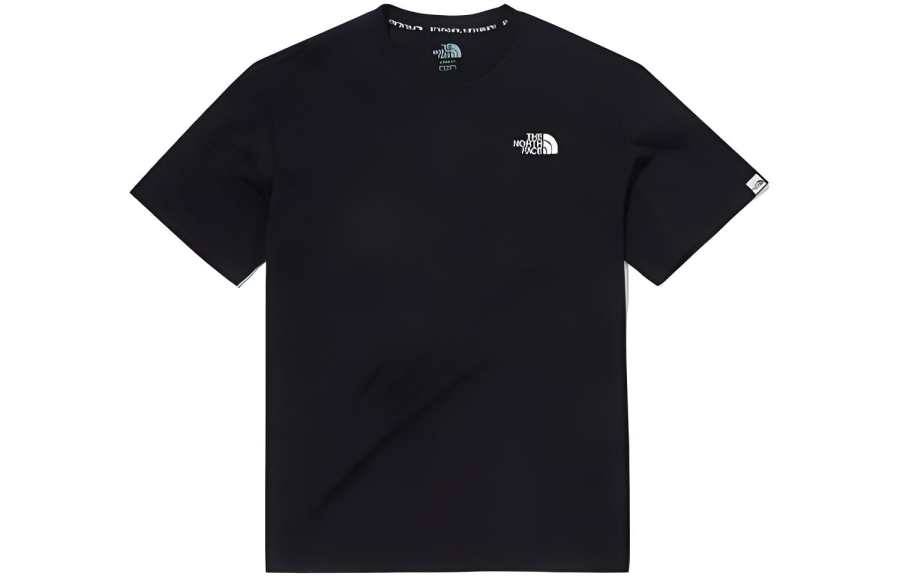 THE NORTH FACE T Shirts Unisex Black Crew Neck Moderate Straight Fit
