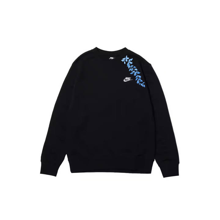Nike Nike Sweatshirts Men's Black Crew Neck Moderate Regular