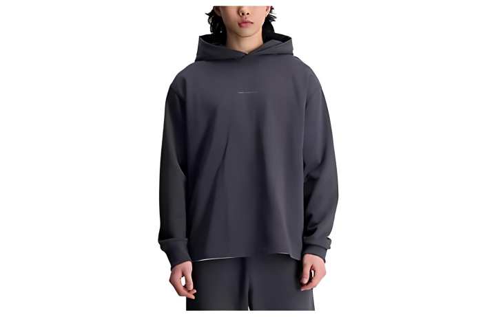 New Balance New Balance Sweatshirts Men's Gray Hooded Moderate Regular